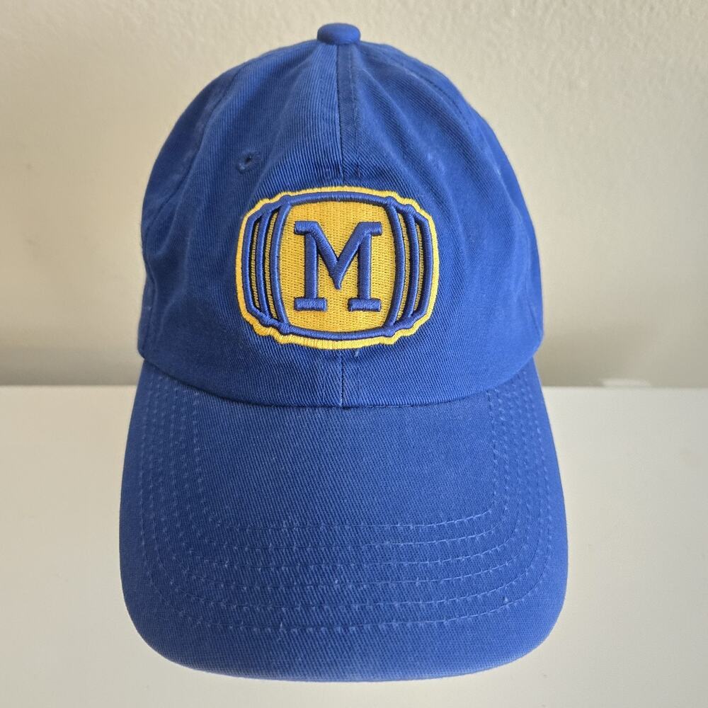 Milwaukee Brewers Beer BARREL Logo HAT CAP Adjustable Blue Dad MLB Baseball‎